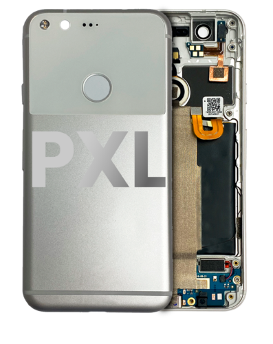 Back Housing For Google Pixel (Used OEM Pull: Grade A) (White)