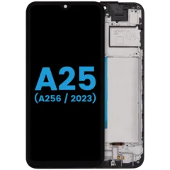 Écran LCD complet avec cadre pour Samsung Galaxy A25 5G (A256 / 2023) (Aftermarket: incell) (toutes couleurs)