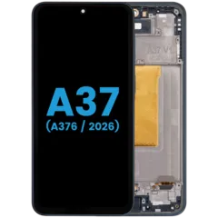 LCD Assembly With Frame For Samsung Galaxy A37 5G (A376 / 2026) (6.58") (Aftermarket : incell) (Charkoal)