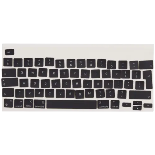 Keycap pour MacBook Pro 16 A2141 / Pro 13 A2338 / A2289 / A2251 / Air 13 A2179 / A2337 (2019-2023) (UK) (Scissor-Switch) (Only Main Keyboard Area)
