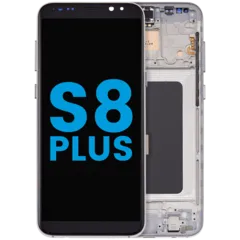 Écran LCD complet avec cadre (sans empreinte digitale capteur) pour Samsung Galaxy S8 Plus (Aftermarket: Incell) (Arctic Silver)
