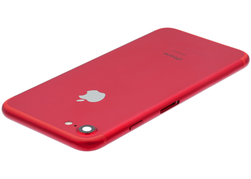 Back Housing W/ Small Components Pre-Installed For iPhone 7 (Used OEM Pull: Grade A) (Red) – Image 5