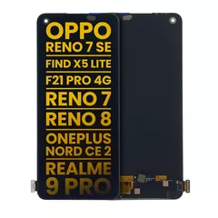 OLED Assembly Without Frame For OPPO Reno 7 SE 5G / Find X5 Lite / F21 Pro 4G / Reno 7/Reno 8 4G / 5G /Reno 8T 4G / Realme 9 4G / Realme 10 4G / Realme 9 Pro+ / Narzo 50 Pro / A78 4G (Refurbished) (International Version) (All Colors)