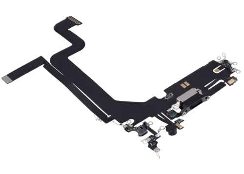 Nappe de connecteur de charge pour iPhone 14 Pro Max (compatible qualité supérieure) (Space Black) – Image 4