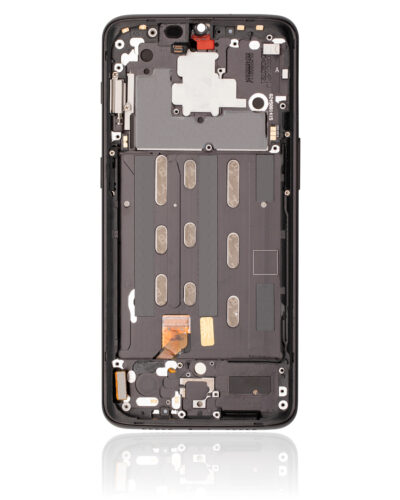Écran OLED avec cadre pour OnePlus 6T (A6010 / A6013) (Pièce de rechange Plus) (Noir minuit) – Image 3
