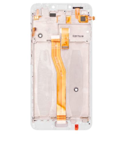 Écran LCD avec cadre pour Asus ZenFone 4 Max Pro / ZenFone 4 Max Plus (ZC554KL / 2017) (Remis à neuf) (Blanc) – Image 3