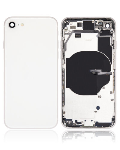 Back châssis W/ Small Components pré-installé pour iPhone SE (2022) (Used OEM Pull: Grade A) (lumière stellaire) – Image 2