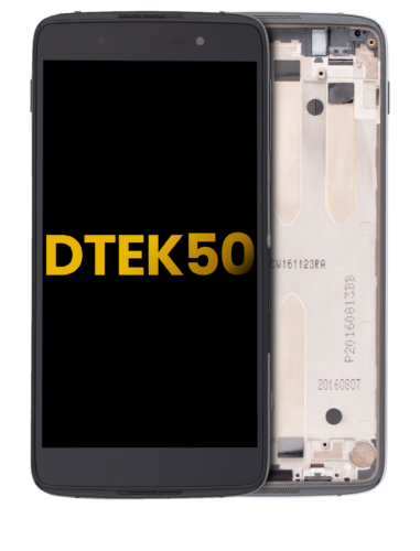 Écran LCD avec cadre pour BlackBerry DTEK50 (reconditionné) (noir)