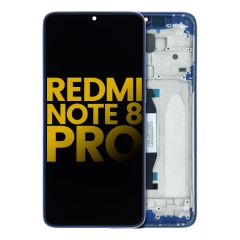 LCD Assembly With Frame For Xiaomi Redmi Note 8 Pro (Refurbished) (Blue)