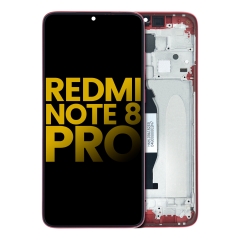 LCD Assembly With Frame For Xiaomi Redmi Note 8 Pro (Refurbished) (Red)