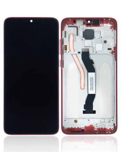 Écran LCD avec cadre pour Xiaomi Redmi Note 8 Pro (reconditionné) (rouge) – Image 2