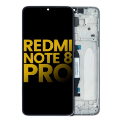 LCD Assembly With Frame For Xiaomi Redmi Note 8 Pro (Refurbished) (White)