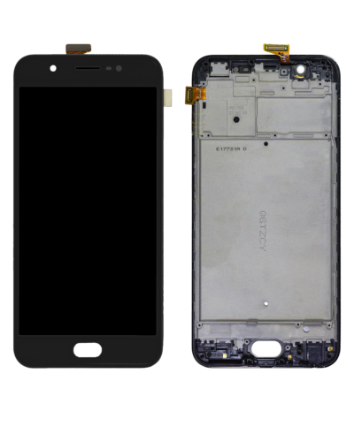 Écran LCD complet avec cadre pour Vivo Y69 (reconditionné) (Matte Black) – Image 2