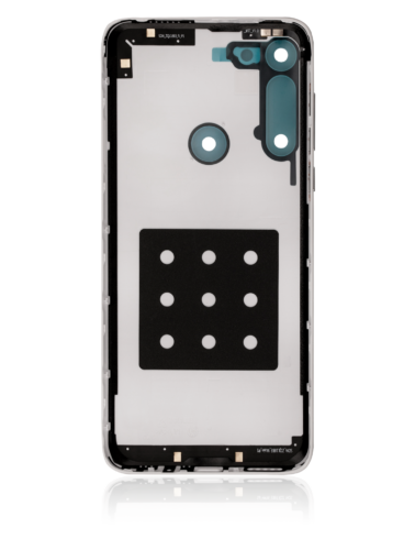 Coque arrière en verre pour Motorola Moto G8 (XT2045-1 / 2020) (Prisme blanc) – Image 4