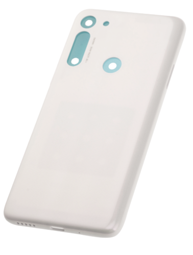 Coque arrière en verre pour Motorola Moto G8 (XT2045-1 / 2020) (Prisme blanc) – Image 5