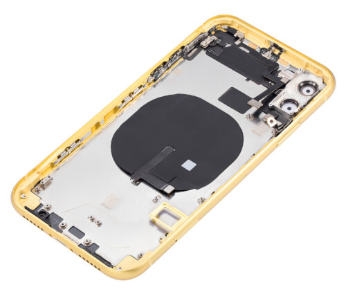 Back châssis W/ Small Components pré-installé pour iPhone 11 (No Logo) (compatible qualité supérieure) (jaune) – Image 6
