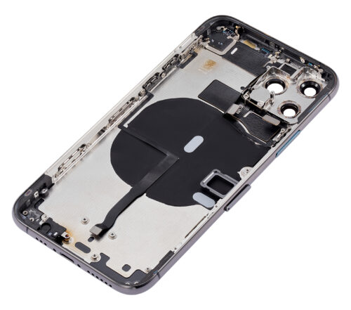 Coque arrière avec petits composants préinstallés pour iPhone 11 Pro (sans logo) (Adaptable) (Gris sidéral) – Image 6