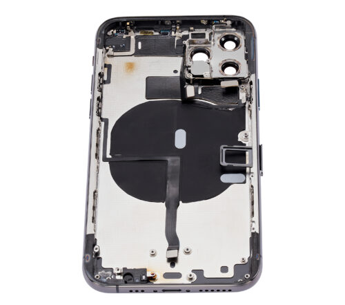 Coque arrière avec petits composants préinstallés pour iPhone 11 Pro (sans logo) (Adaptable) (Gris sidéral) – Image 7
