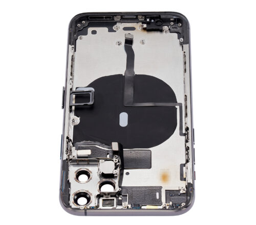 Coque arrière avec petits composants préinstallés pour iPhone 11 Pro (sans logo) (Adaptable) (Gris sidéral) – Image 8