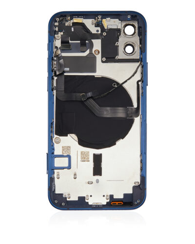 Coque arrière avec petites pièces pour iPhone 12 (version US) (compatible qualité supérieure) (bleu) – Image 4