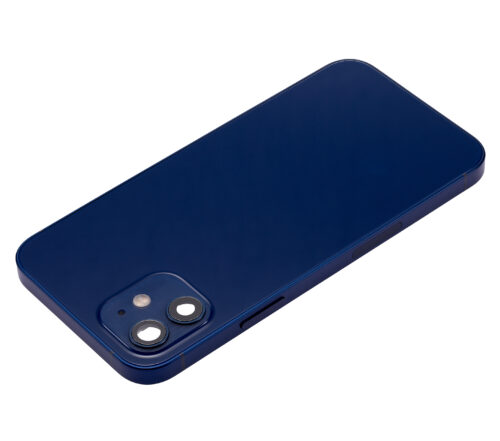 Coque arrière avec petites pièces pour iPhone 12 (version US) (compatible qualité supérieure) (bleu) – Image 6