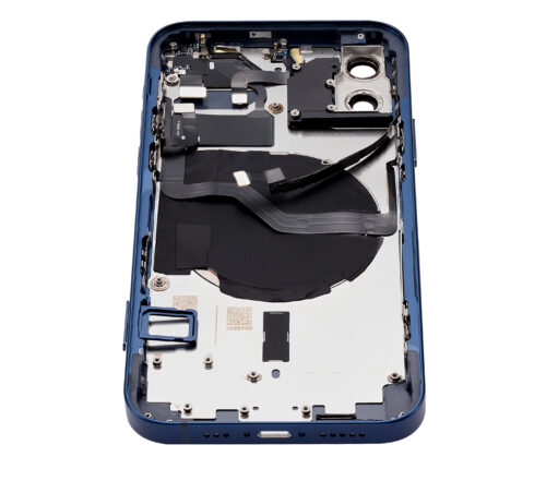 Coque arrière avec petites pièces pour iPhone 12 (version US) (compatible qualité supérieure) (bleu) – Image 8