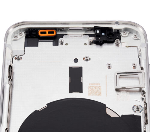 Back Housing W/ Small Parts For iPhone 12 Pro (US Version) (Aftermarket Plus) (Silver) – Image 12