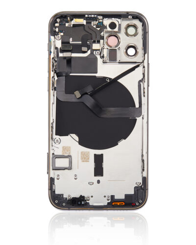 Back Housing W/ Small Parts For iPhone 12 Pro (US Version) (Aftermarket Plus) (Graphite) – Image 5