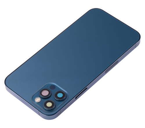 Coque arrière avec petites pièces pour iPhone 12 Pro (version US) (compatible qualité supérieure) (bleu Pacifique) – Image 6