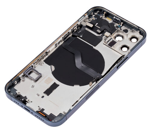 Coque arrière avec petites pièces pour iPhone 12 Pro (version US) (compatible qualité supérieure) (bleu Pacifique) – Image 7