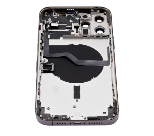 Back Housing W/ Small Parts For iPhone 12 Pro Max (US Version) (Aftermarket Plus) (Graphite) – Image 8