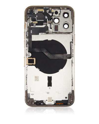 Coque arrière avec petites pièces pour iPhone 12 Pro Max (version US) (Aftermarket Plus) (Or) – Image 5