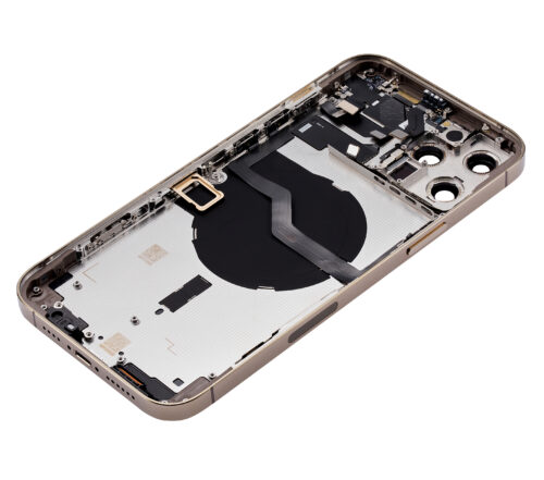 Coque arrière avec petites pièces pour iPhone 12 Pro Max (version US) (Aftermarket Plus) (Or) – Image 7