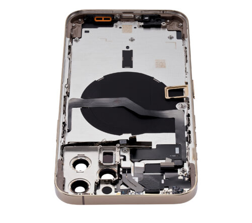 Coque arrière avec petites pièces pour iPhone 12 Pro Max (version US) (Aftermarket Plus) (Or) – Image 8