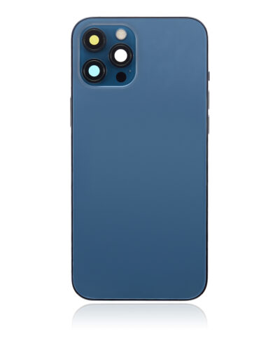 Back châssis W/ Small Parts pour iPhone 12 Pro Max (US Version) (compatible qualité supérieure) (Pacific Blue) – Image 4