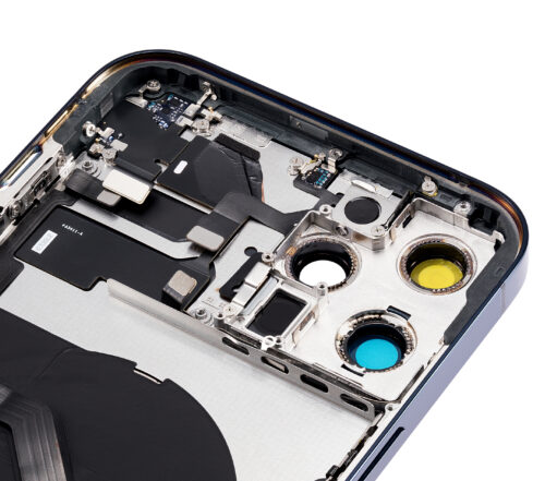 Back châssis W/ Small Parts pour iPhone 12 Pro Max (US Version) (compatible qualité supérieure) (Pacific Blue) – Image 10