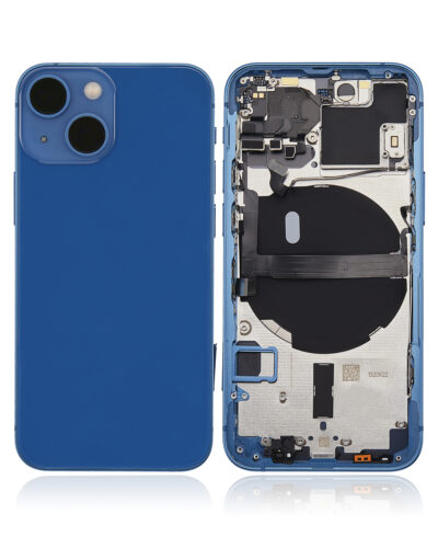 Coque arrière avec petites pièces pour iPhone 13 Mini (version US) (compatible qualité supérieure) (bleu) – Image 2