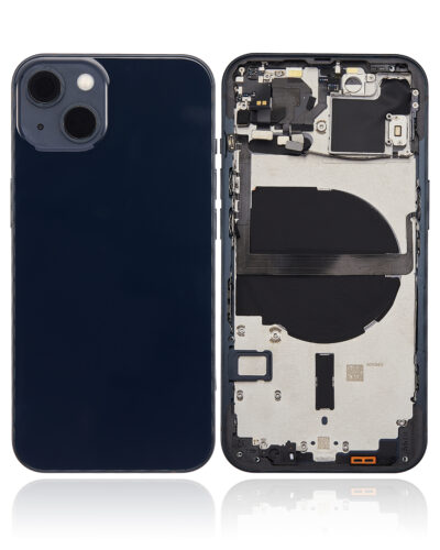 Coque arrière avec petites pièces pour iPhone 13 (version US) (Aftermarket Plus) (Midnight) – Image 2