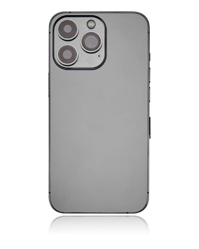 Coque arrière avec petites pièces pour iPhone 13 Pro (version US) (Aftermarket Plus) (Graphite) – Image 4