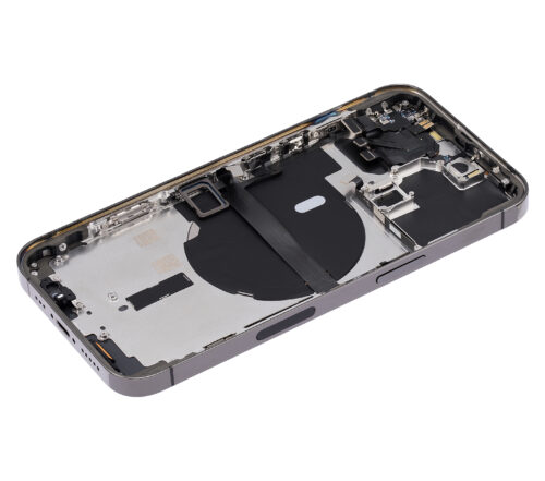 Coque arrière avec petites pièces pour iPhone 13 Pro (version US) (Aftermarket Plus) (Graphite) – Image 7