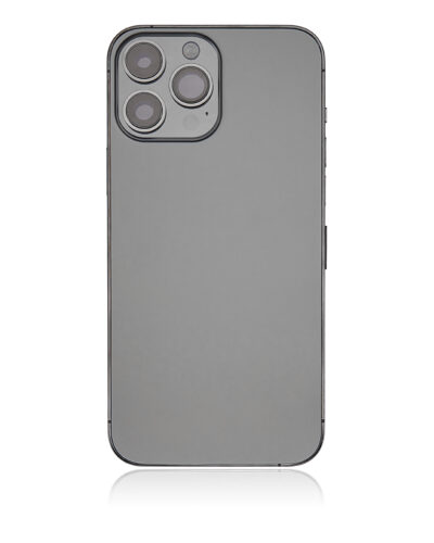 Back Housing W/ Small Parts For iPhone 13 Pro Max (US Version) (Aftermarket Plus) (Graphite) – Image 4
