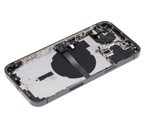 Back Housing W/ Small Parts For iPhone 13 Pro Max (US Version) (Aftermarket Plus) (Graphite) – Image 7
