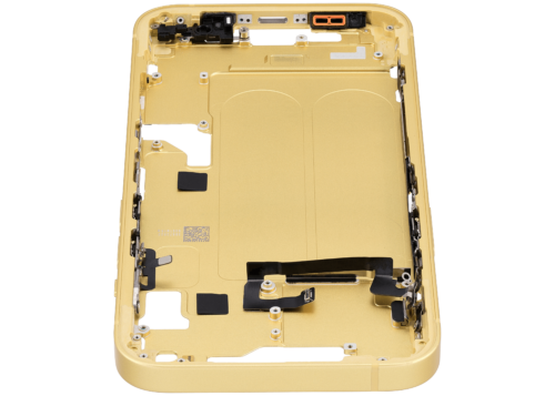 Mid-cadre châssis W/ Small Parts pour iPhone 14 (EU / Global Version) (Used OEM Pull: Grade A) (jaune) – Image 9