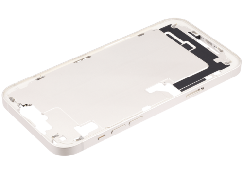 Boîtier intermédiaire avec petites pièces pour iPhone 14 Plus (version UE/globale) (Pièce d'origine d'occasion: Grade A) (lumière stellaire) – Image 5