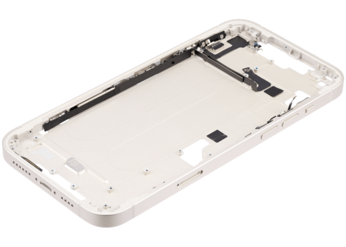 Boîtier intermédiaire avec petites pièces pour iPhone 14 Plus (version UE/globale) (Pièce d'origine d'occasion: Grade A) (lumière stellaire) – Image 6