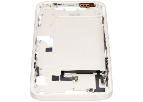 Boîtier intermédiaire avec petites pièces pour iPhone 14 Plus (version UE/globale) (Pièce d'origine d'occasion: Grade A) (lumière stellaire) – Image 7
