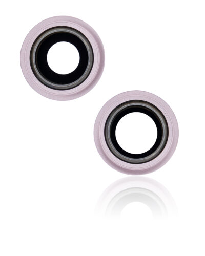 Back Camera Lens With Bracket & Bezel For iPhone 13 / 13 Mini ( 2 Piece Set) (Aftermarket Plus) (Pink) – Image 3