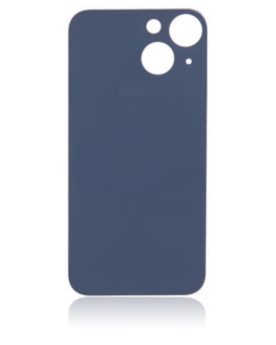 Back Glass With 3M Adhesive For iPhone 13 Mini (No Logo / Large Camera Hole) (Midnight) – Image 4
