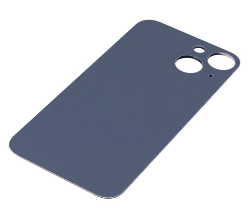 Back Glass With 3M Adhesive For iPhone 13 Mini (No Logo / Large Camera Hole) (Midnight) – Image 6