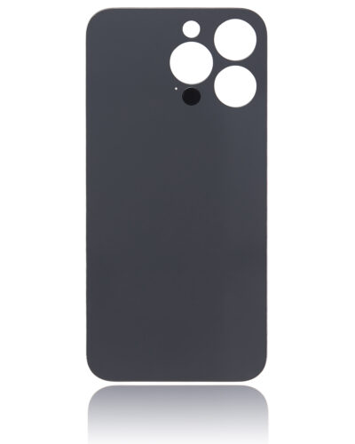 Verre arrière avec adhésif 3M pour iPhone 13 Pro (sans logo / grand trou pour la caméra) (Graphite) – Image 4